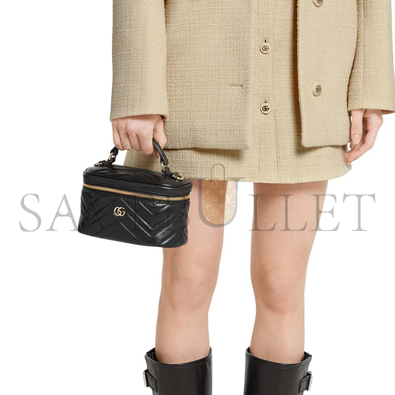 GUCCI GG MARMONT MINI VANITY BAG 837454 (19*11.5*9cm)